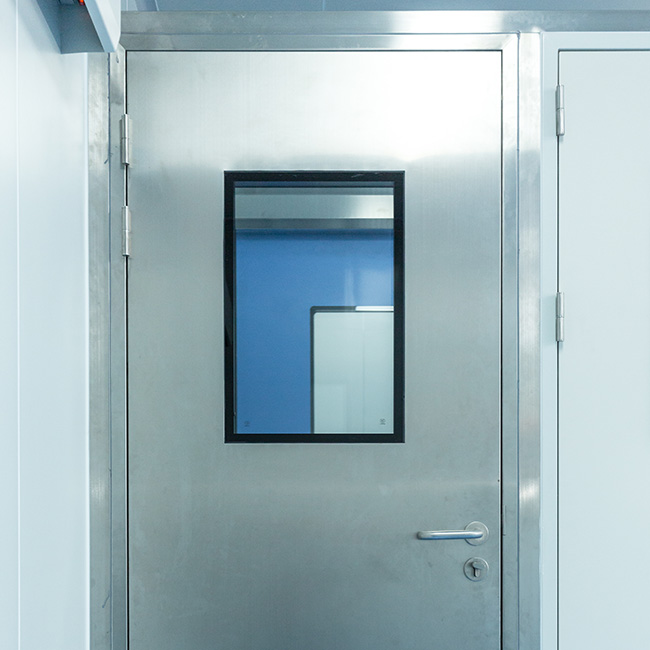 What are the advantages of steel clean doors